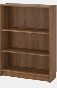 BILLY Bookcase brown walnut