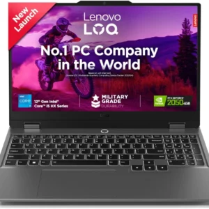 Lenovo LOQ Intel Core i5 12th Gen 12450HX - (12 GB/512 GB SSD/Windows 11 Home/4 GB Graphics/NVIDIA GeForce RTX 2050) LOQ 15IAX9 Gaming Laptop (15.6 Inch, Luna Grey, 2.38 kg)